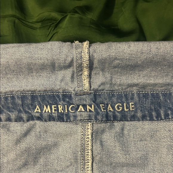 American Eagle Light Blue Denim Tomgirl Shortalls - Picture 2 of 7
